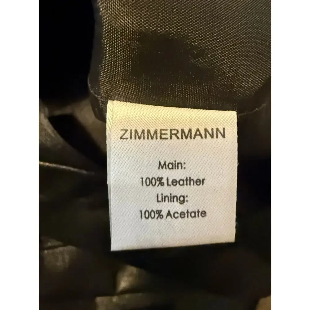 Zimmermann Leather Dress size 1/M - Picture 8 of 12
